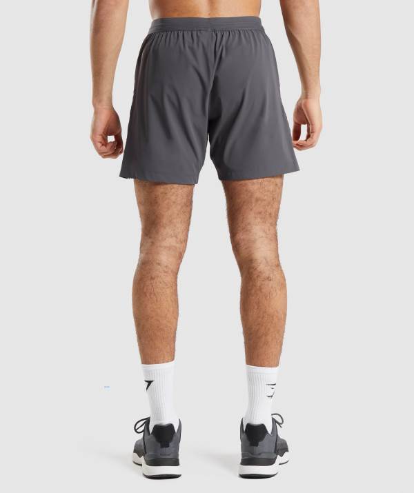 Panske Šortky Gymshark Studio Čierne Siva | XL0461725